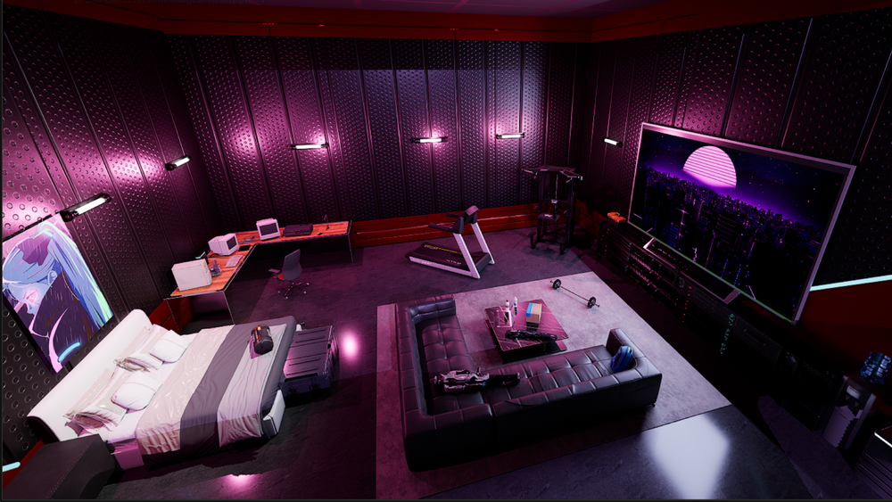 Cyberpunk Apartment 1