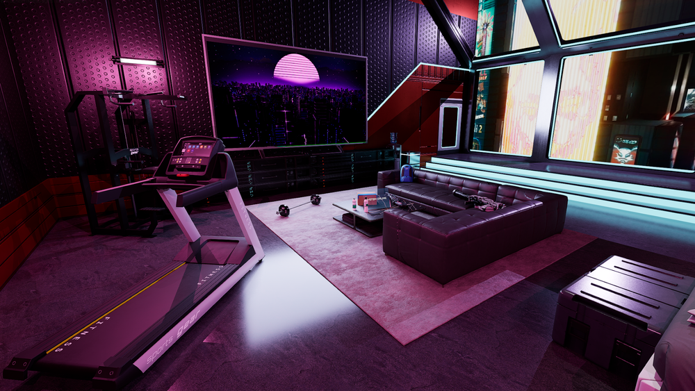 Cyberpunk Apartment 2