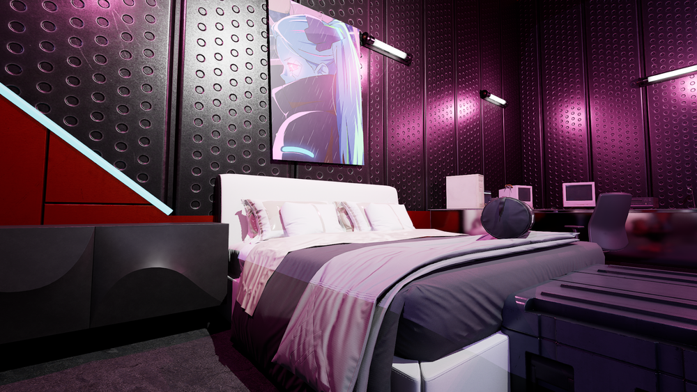 Cyberpunk Apartment 5