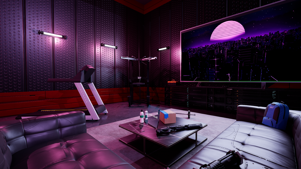 Cyberpunk Apartment 8