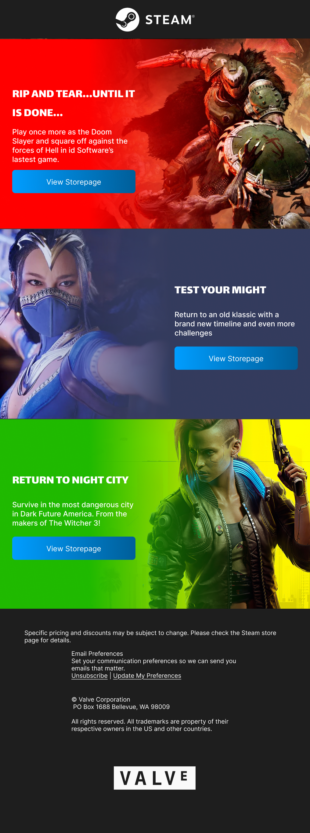 Email — Game Advertisement