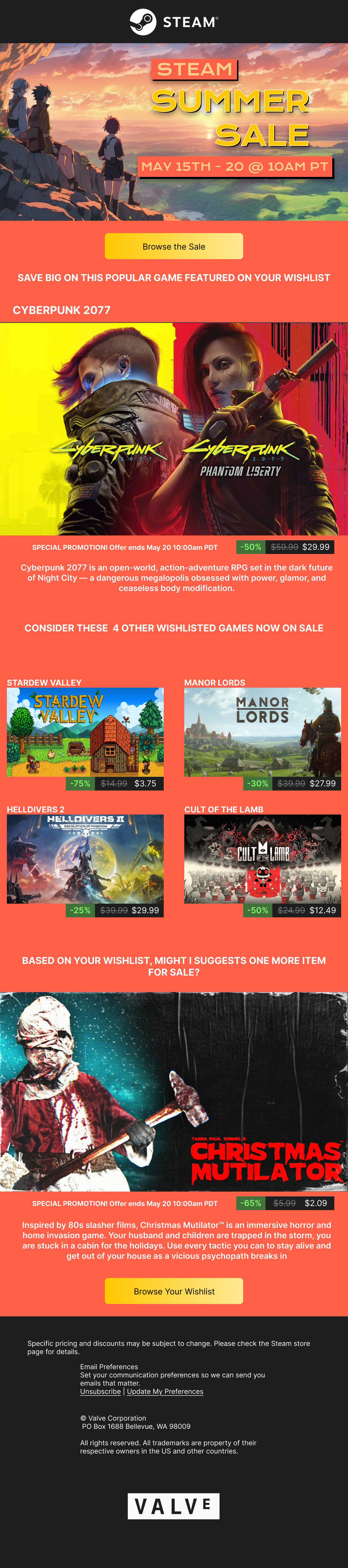 Email — Platform Sale