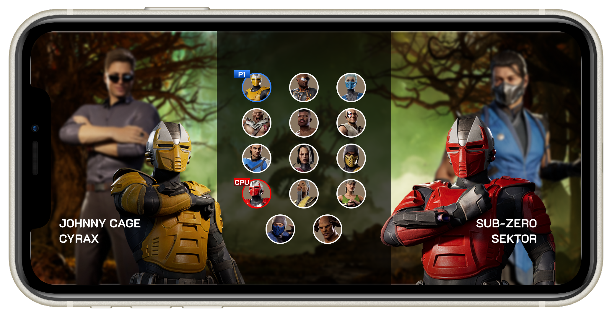 Character Select — Kameo