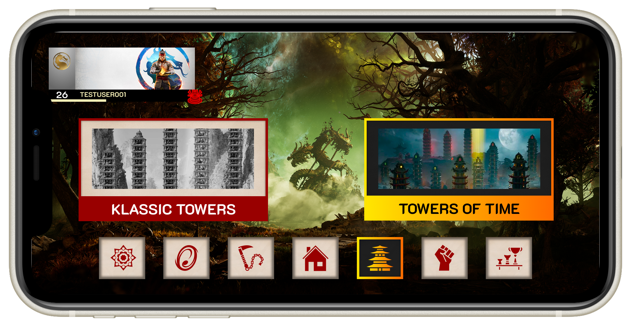 Main Menu — Towers
