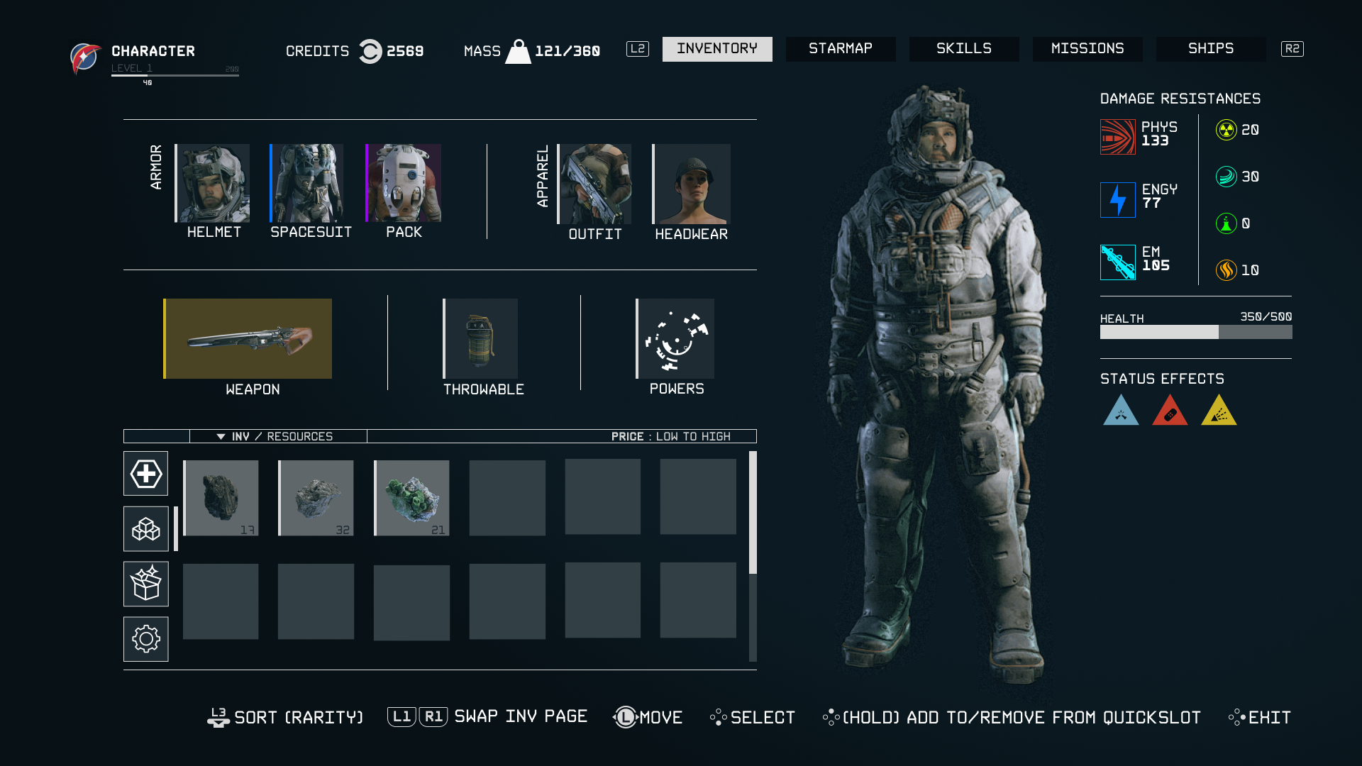 Inventory — Middleground